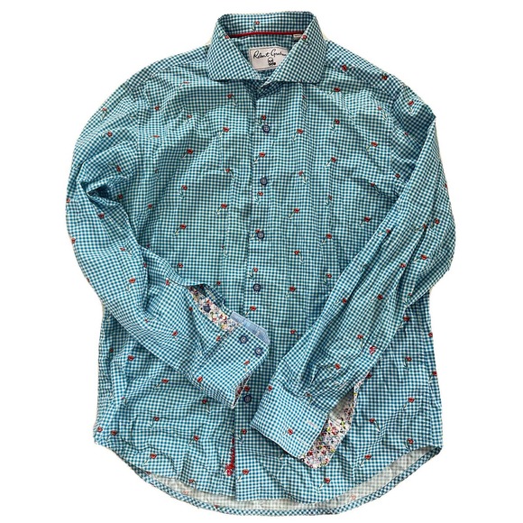 Robert Graham Shirts Robert Graham Mens Medium Sip It Lips Flip